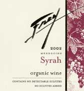 Frey - Syrah Redwood Valley Organic NV (750ml) (750ml)